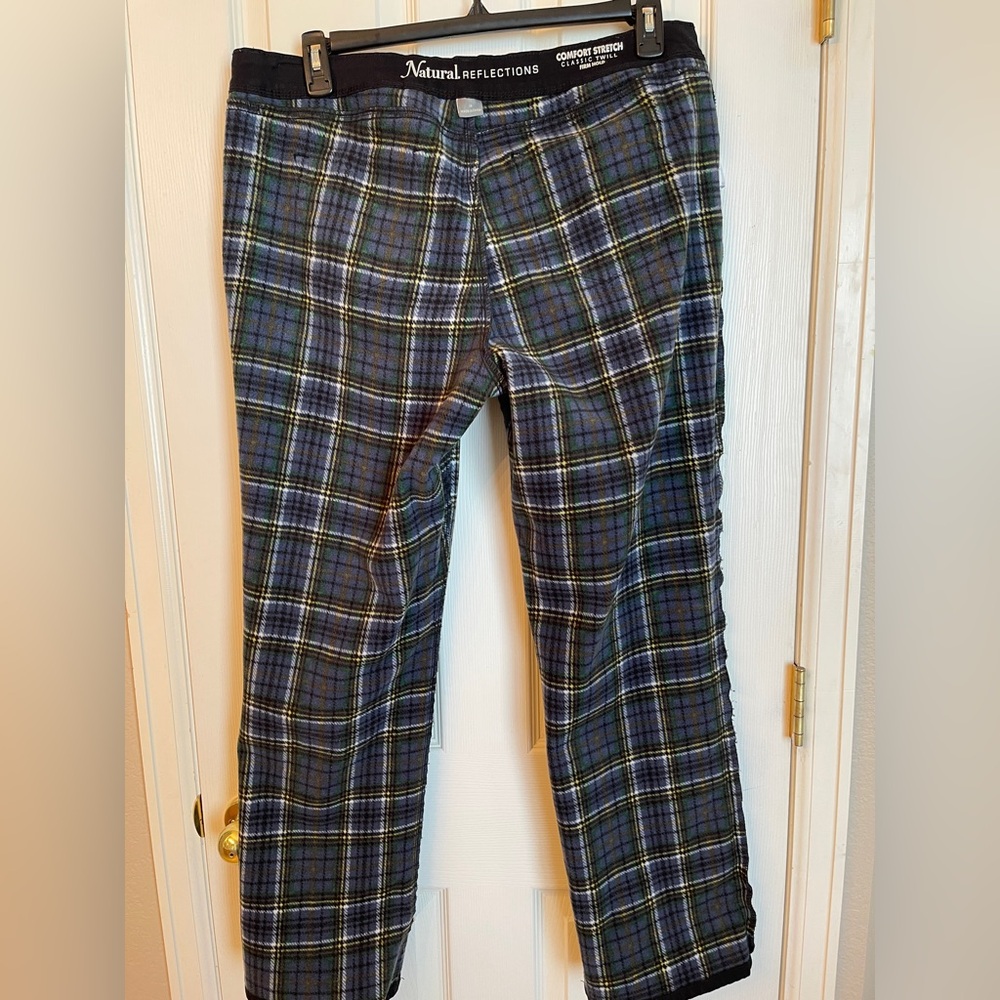 Natural Reflections Comfort Stretch Flannel Lined Black Pants Classic Fit‎ 16 - Picture 9 of 9